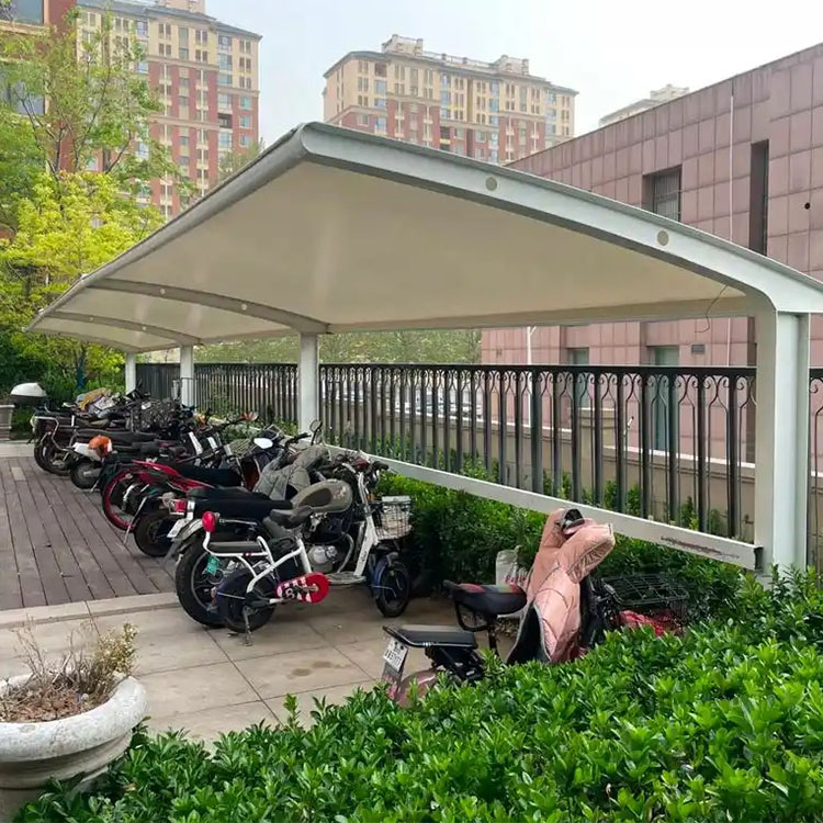 恩平市膜结构电动车棚